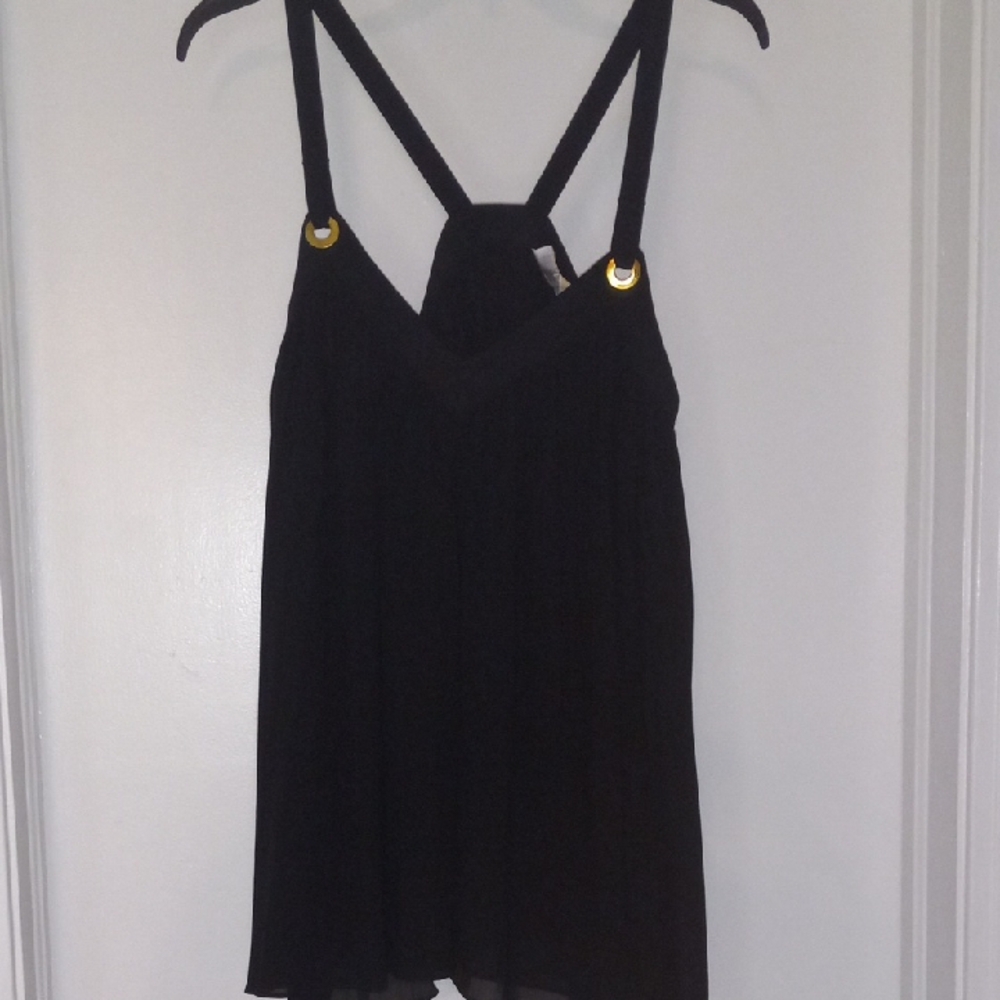 Michael Kors Black Sleeveless Camisole Top